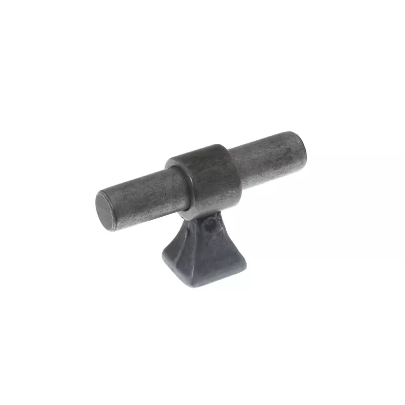Knop T-bar Malva Sort oxid