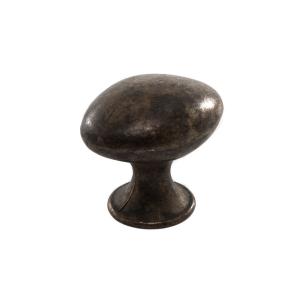 Oval knob Emtefall Old antique