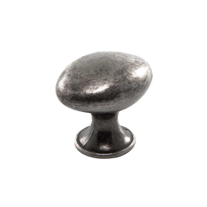 Oval knott Emtefall Svart antikk