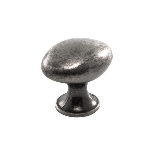 Oval knott Emtefall Svart antikk