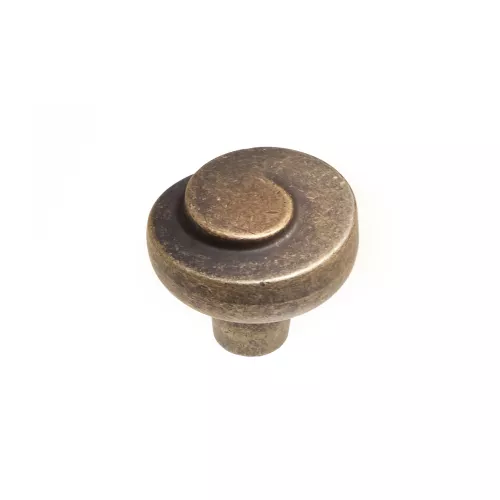 Metalknop Fläret Antik