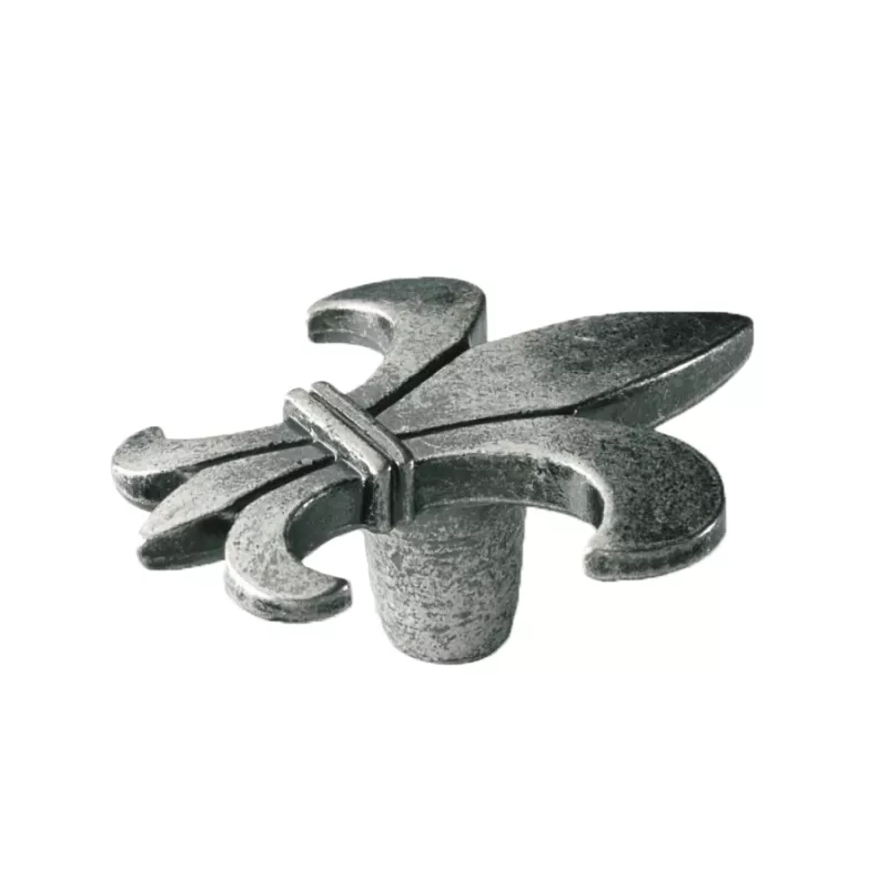 Knop Fransk lilje – Sort antik