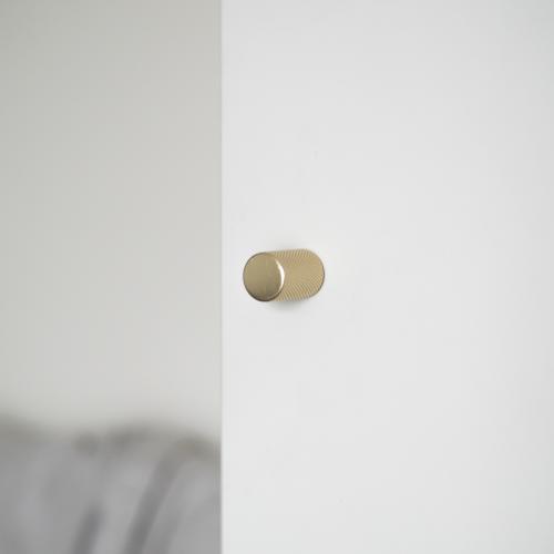 Knop Graf Messingfarve