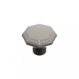 Knob Octagon Grey
