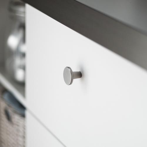 Knop Folke Rustfri look