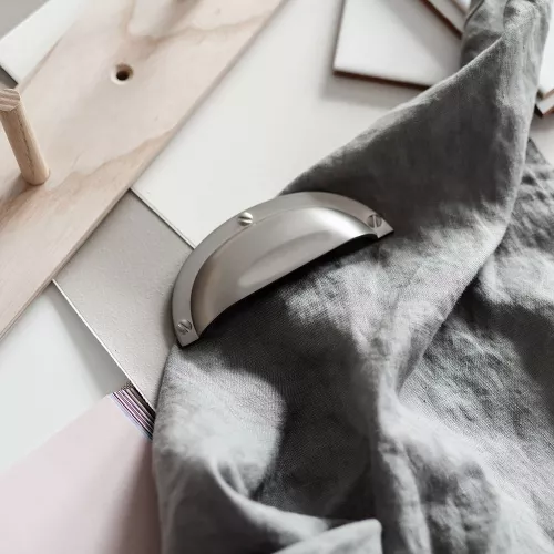 Skålhandtag 3158 Borstad nickel