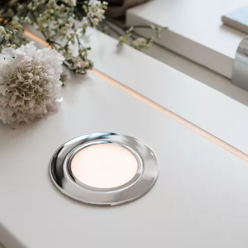 Køkkenbelysning LED komplet sæt Krom