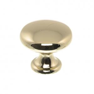 Round kitchen knob 1014 Brass color