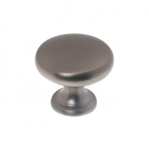 Round kitchen knob 1014 Brushed nickel