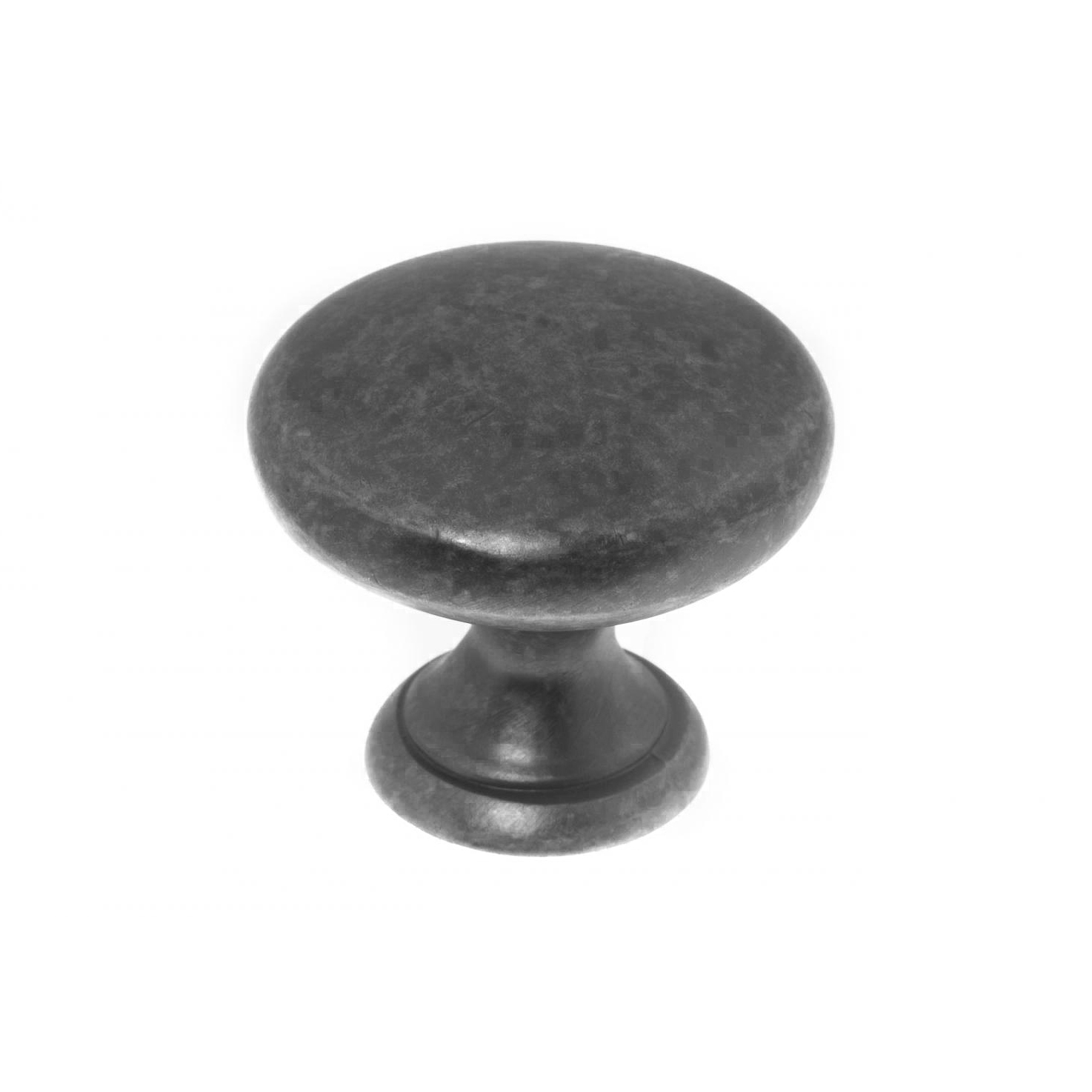 Round kitchen knob 1014 Black antique