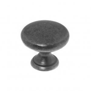 Round kitchen knob 1014 Black antique