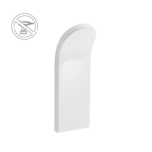 Habo Hazel Itsekiinnittyvä Koukku Valkoinen