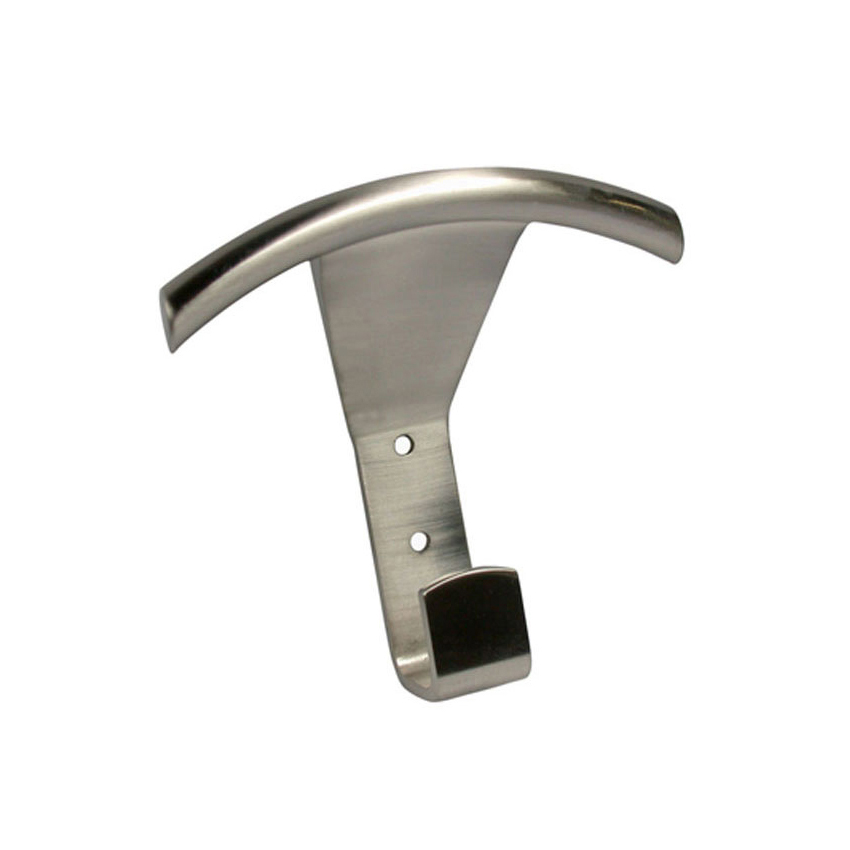 Hook Stainless look Hat & Coat Hanger