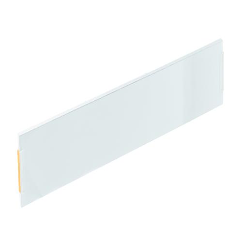 Skillevegg for boks, høy, tre, hvit, Bas-serien