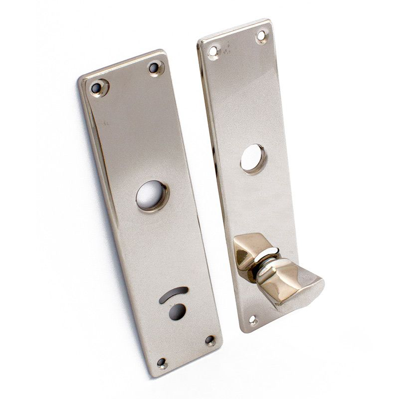 Toilet Lock Plate Habo Nickel