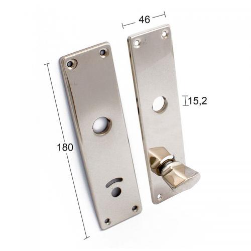 Langskilt WC Habo Nikkel