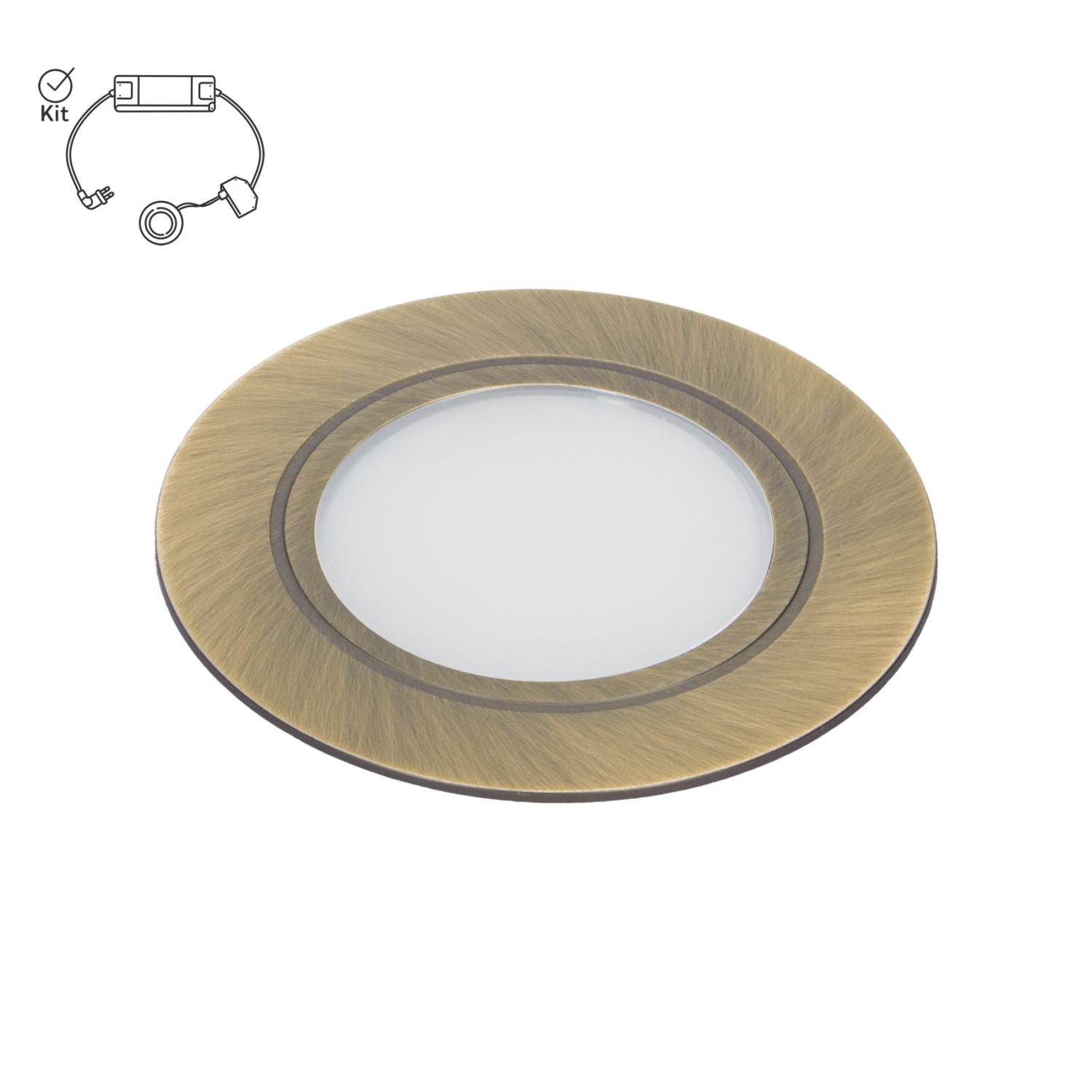 Komplet LED-belysningssæt til køkken, antik