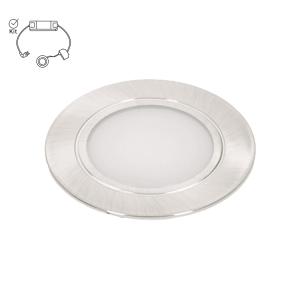 Køkkenbelysning LED komplet sæt Mat Nikkel