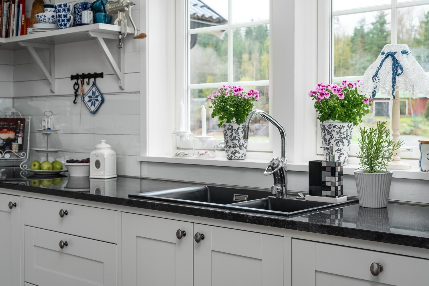 Oval Knopp Svart Antik Metall Lantlig Design