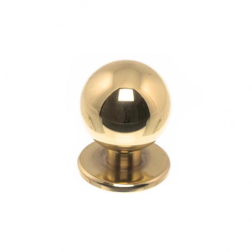 Brass Knob Berg Unlacquered Brass