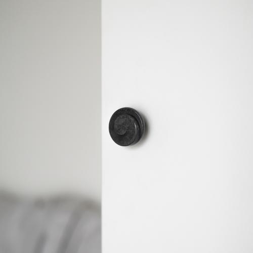 Metal knob Fläret Rustic iron