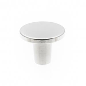 Knob Bright Nickel Modern Design