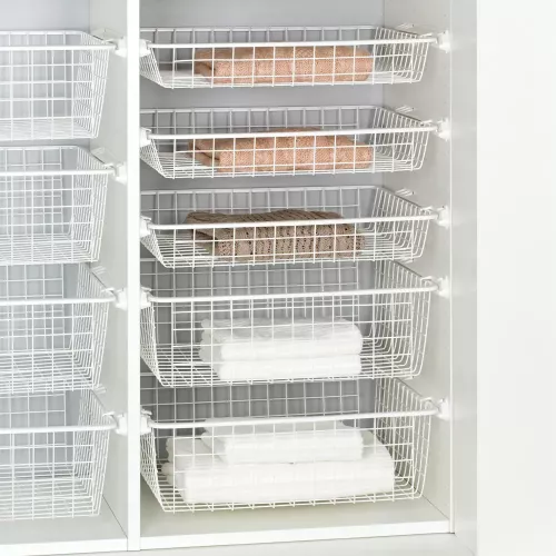 Pelly Bac Trådkurv Komplett med skinner