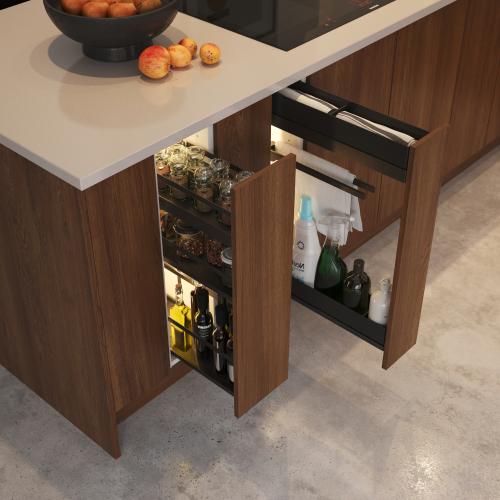 Pelly Spices & Herbs Skåpsutdrag Antracit
