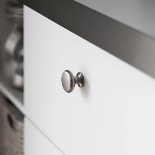 Knopp Stinsen Borstad nickel