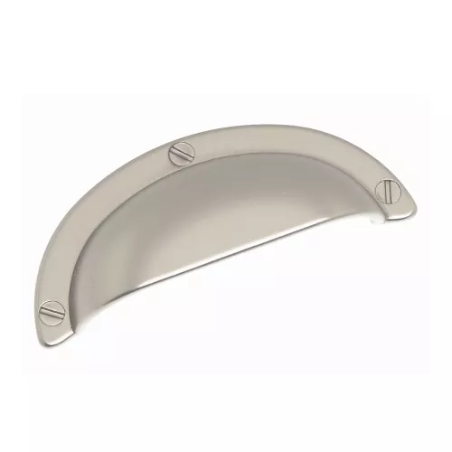 Traditional Cup Handle Brushed chrome