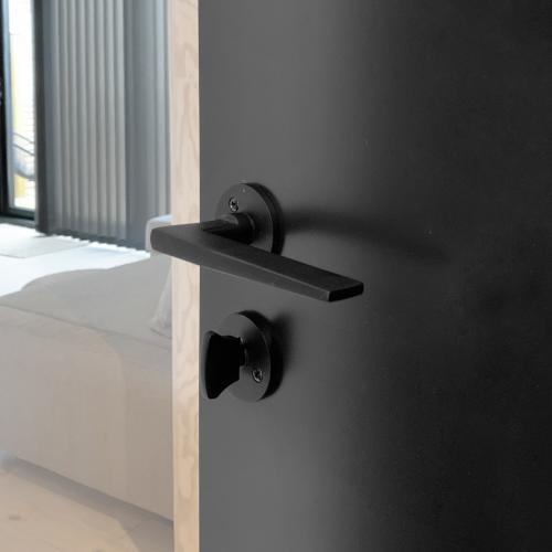 WC-beslag Noen Sort Inderdør