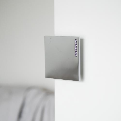Skåpsbeslag Swarovski Krom