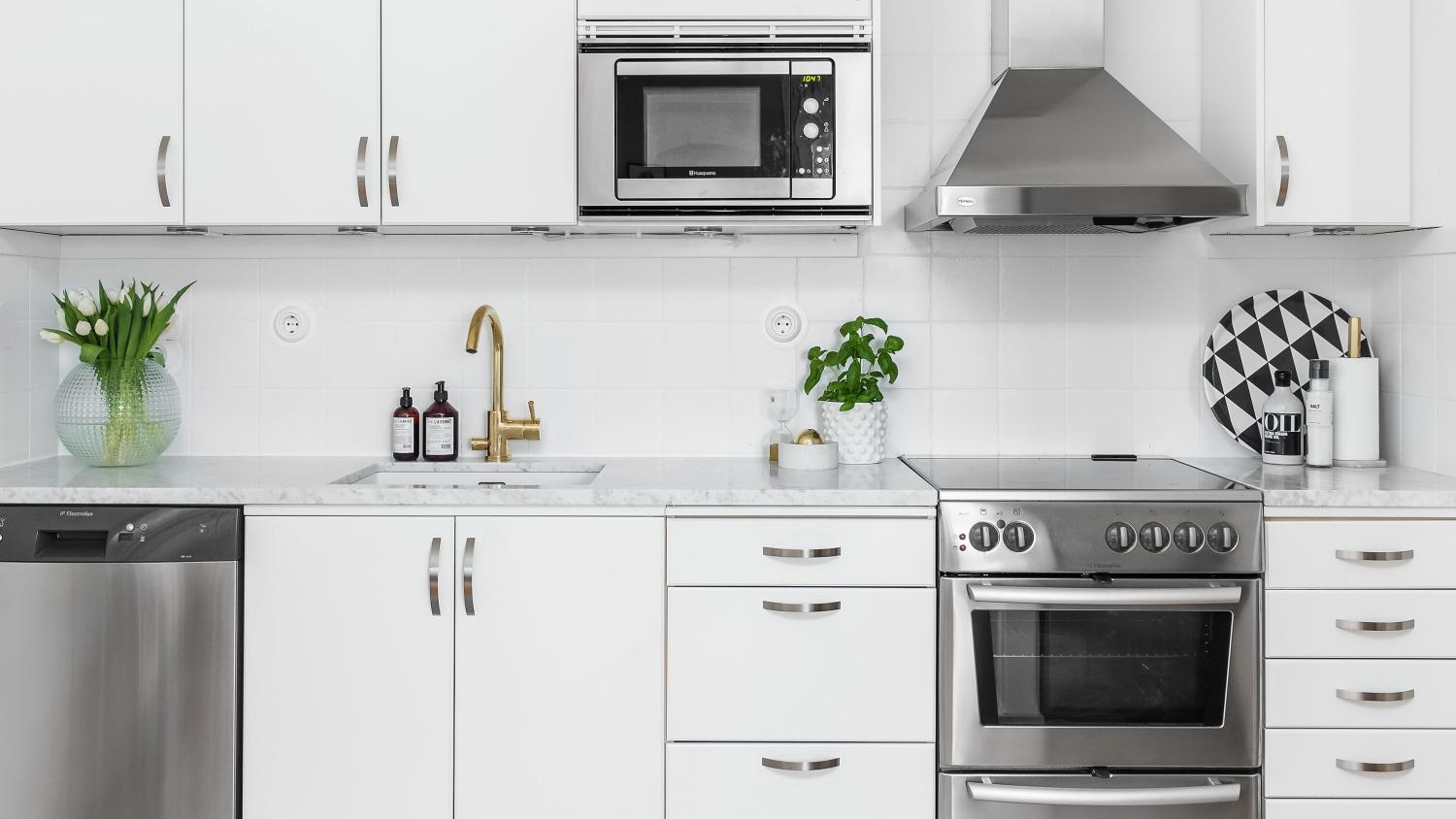 Billig homestyling för ditt kök inför försäljning