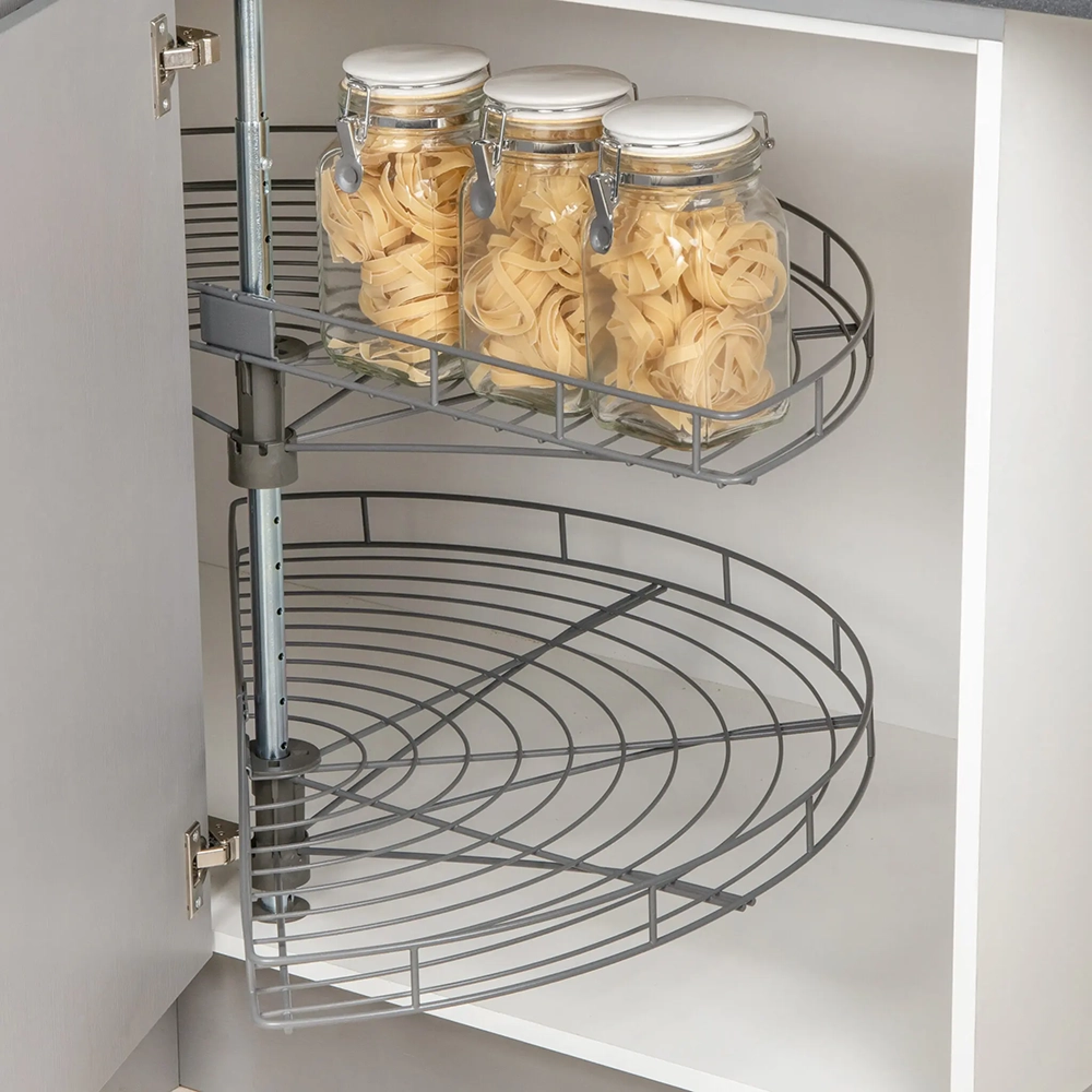 Half-Moon Corner Cabinet Organiser
