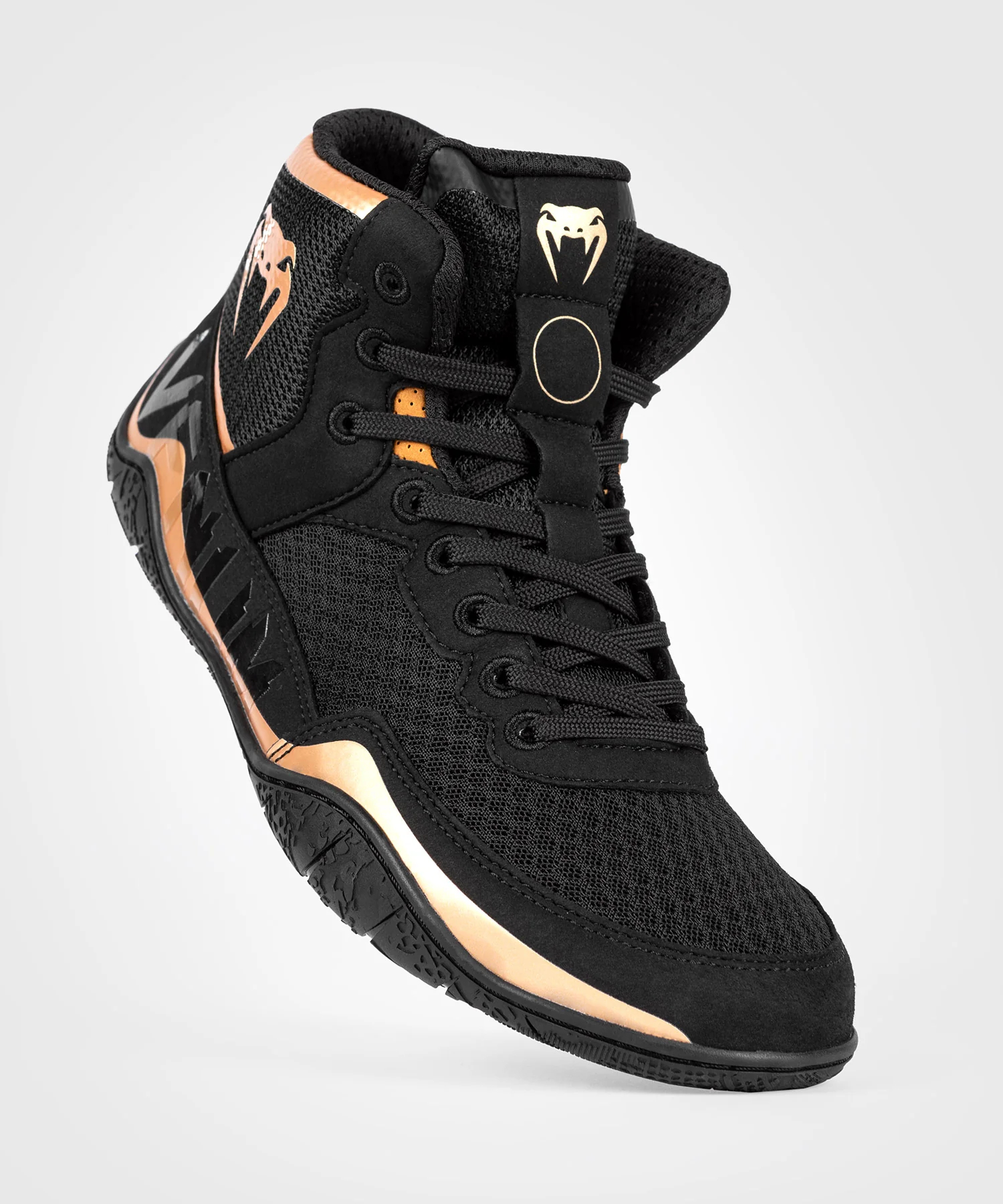 VENUM: ELITE WRESTLING SHOES - BLACK/BRONZE