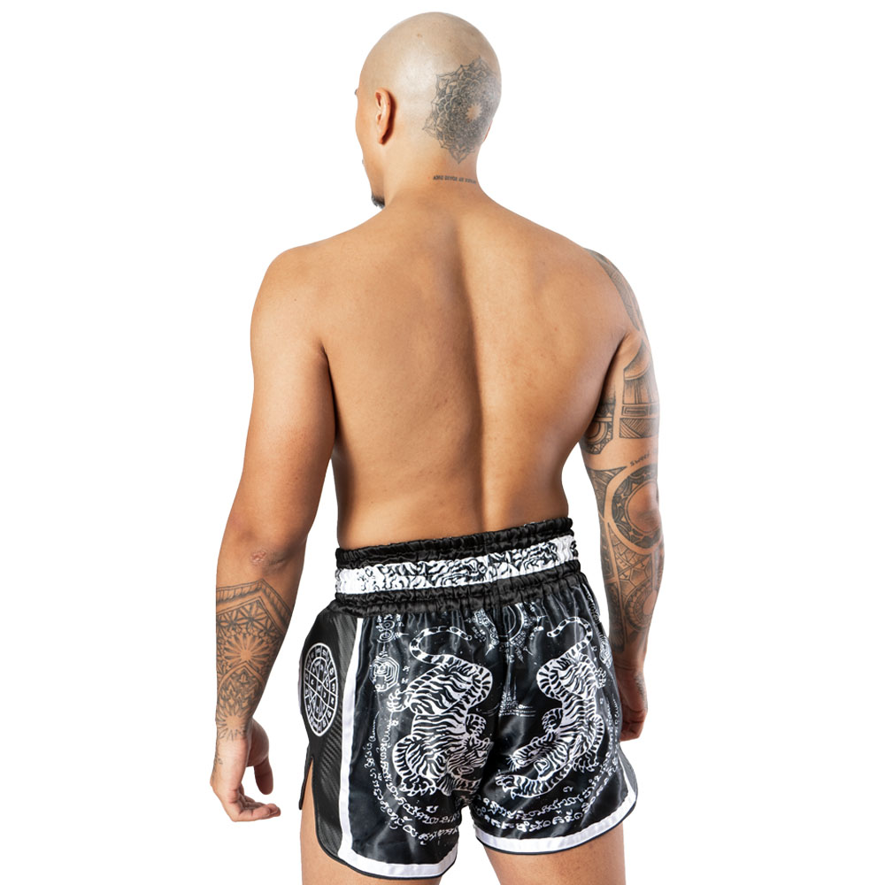8 Weapons 8 Weapons Muay Thai Short Carbon Yantra Olive Green