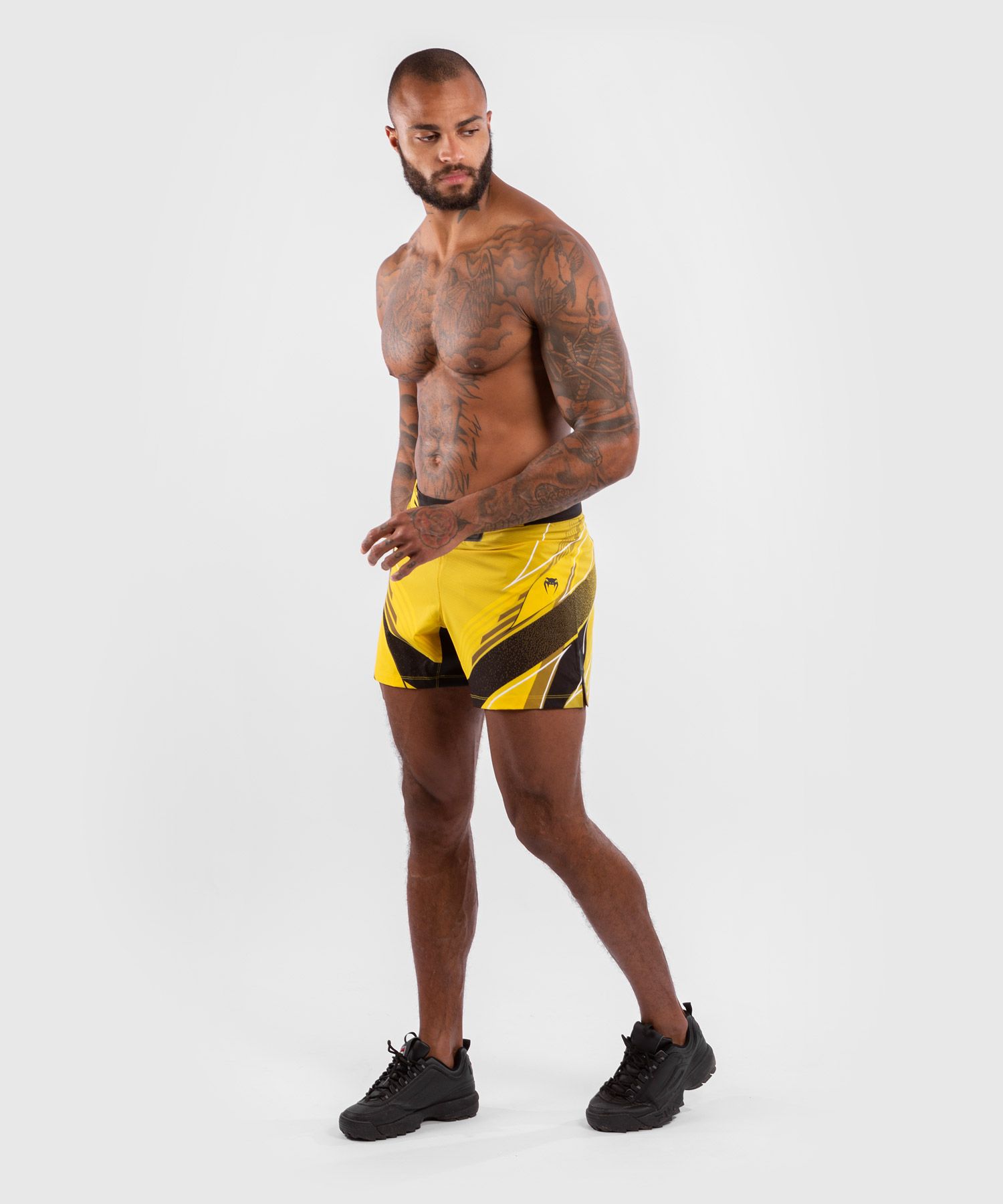 VENUM: UFC AUTHENTIC FIGHT NIGHT MEN'S SHORTS - SHORT FIT - YELLOW