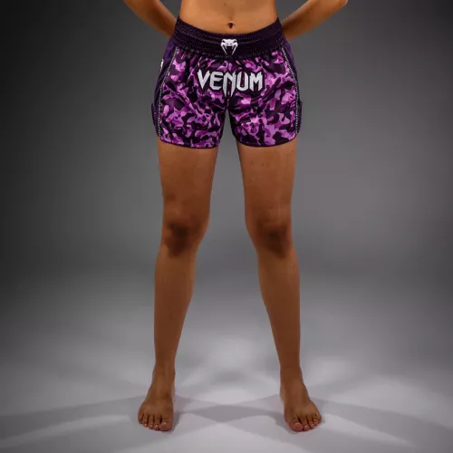 VENUM: IRIS MUAY THAI SHORTS - PLUM / PINK