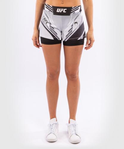 VENUM: UFC AUTHENTIC FIGHT NIGHT WOMEN'S SHORTS - SHORT FIT - WHITE
