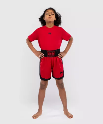 VENUM: CLASSIC KIDS BOXING SHORTS - RÖD - 8 ÅR