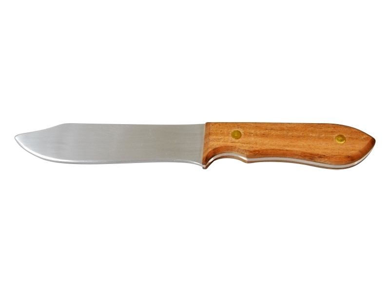 MARTIAL ART ALUIMINIUM KNIFE WITH WOODEN HANDLE
