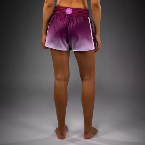 VENUM: IRIS MUAY THAI SHORTS - PLUM / WHITE
