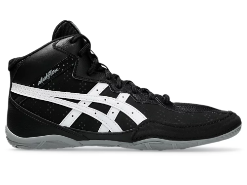 ASICS: MATFLEX 8 WRESTLING SHOES - BLACK/WHITE