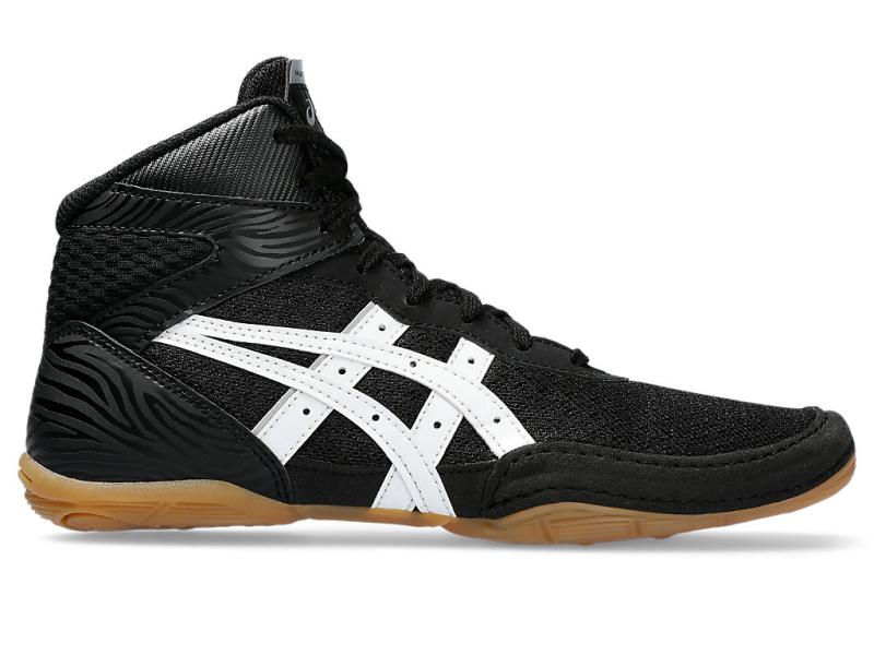 ASICS: MATFLEX 7 GS WRESTLING SHOES - BLACK/WHITE