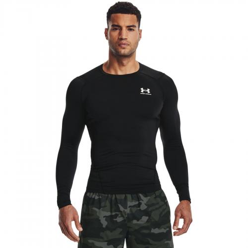 UNDER ARMOUR: HG ARMOUR COMP LONGSLEEVE - BLACK