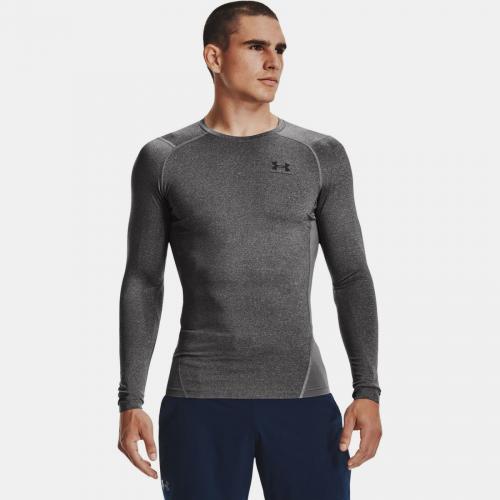 UNDER ARMOUR: HG ARMOUR COMP LONGSLEEVE - CARBON GREY