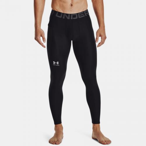 UNDER ARMOUR: HEATGEAR ARMOUR LEGGINGS - SVART