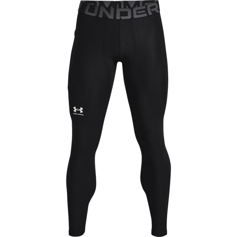 UNDER ARMOUR: HEATGEAR ARMOUR LEGGINGS - SVART