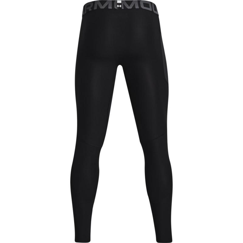 UNDER ARMOUR: HEATGEAR ARMOUR LEGGINGS - SVART