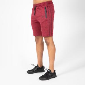 GORILLA WEAR: WENDEN TRACK SHORTS - BURGUNDY RED